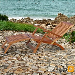 Wooden reclining sun online loungers